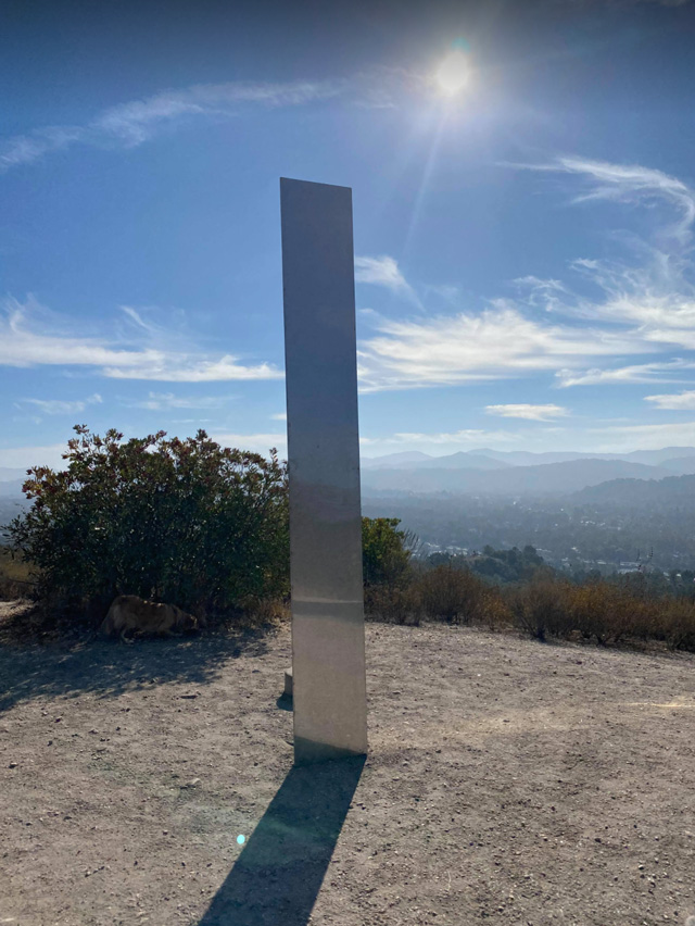 another monolith found in california