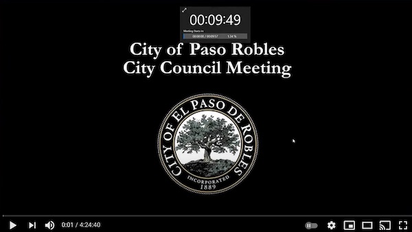 paso robles city council meeeting 
