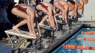 Paso Robles swims against Atascadero High School