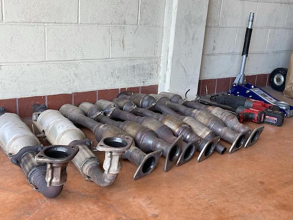 Police arrest two men on catalytic converter theft charges