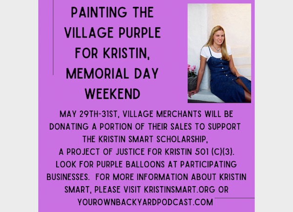 South County merchants to donate proceeds to Kristin Smart scholarship