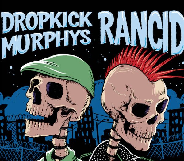 Dropkick Murphys and Rancid co-headlining at Vina Robles Amphitheatre
