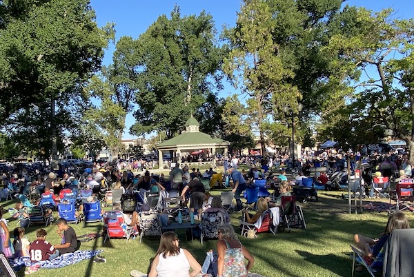 First Concert in the Park is packed Thursday night