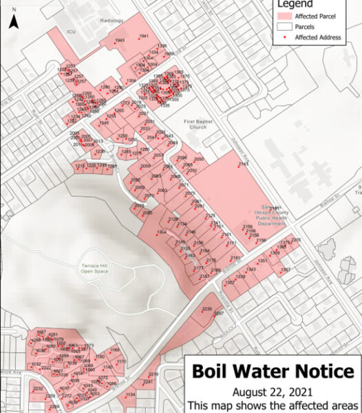 City of San Luis Obispo issues boil water notice to about 200
