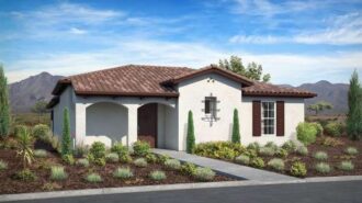The first tract homes since 2007 under construction in Paso Robles