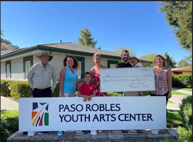 Donation to Paso Robles Youth Arts Foundation