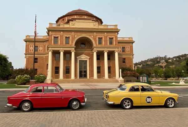 Two Volvos and the Rotunda