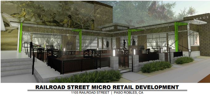 Railroad Street proposed retail development