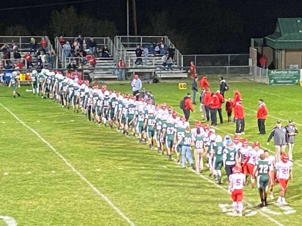 Eagles and Stars shake hands after game