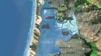 Map of Morro Bay estuary now