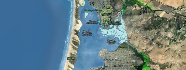 Map of Morro Bay estuary now