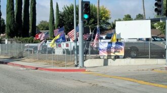School district responds to profane flag, teacher's social media post