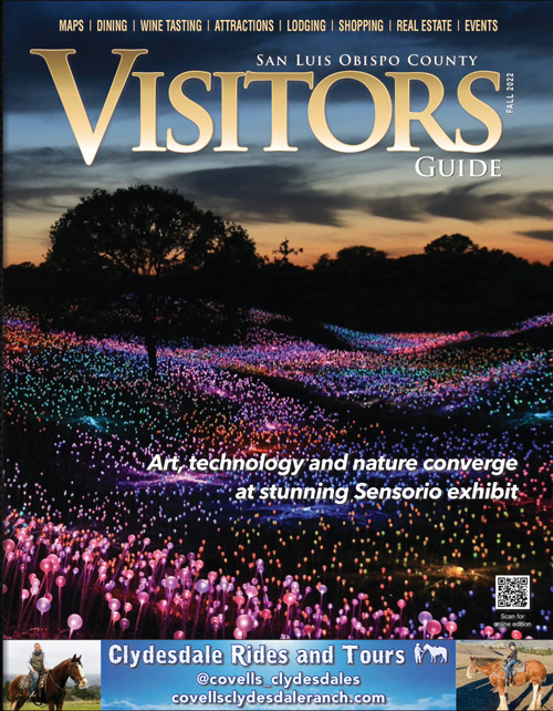 advertise in SLO Visitors Guide Holiday Edition