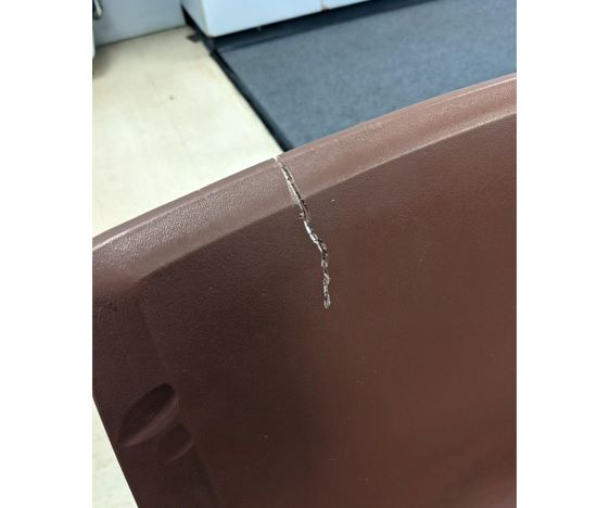 damaged chairs at middle school