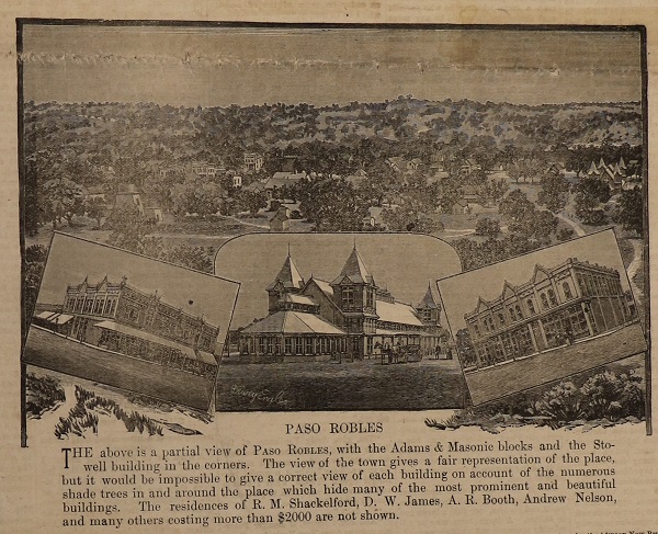 Panorama view Paso Robles 1888