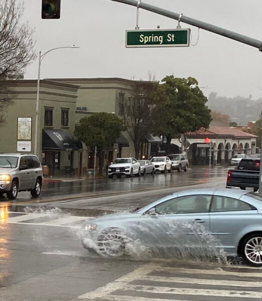 flooding at 13th and spring