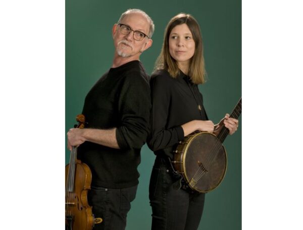 Bruce Molsky and Allison de Groot performing in San Luis Obispo
