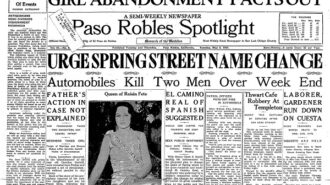 Looking Back Paso Robles in 1931