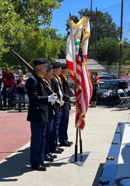 Memorial Day Color Guard Atascadero ceremony 