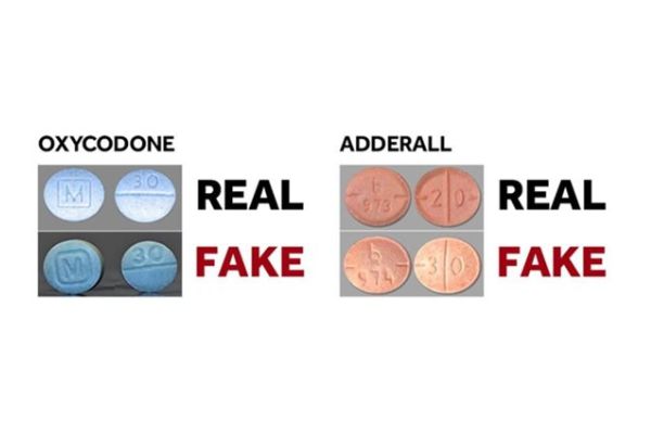 real and fake pills
