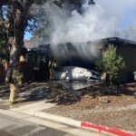 Structure fire reported on 18th Street