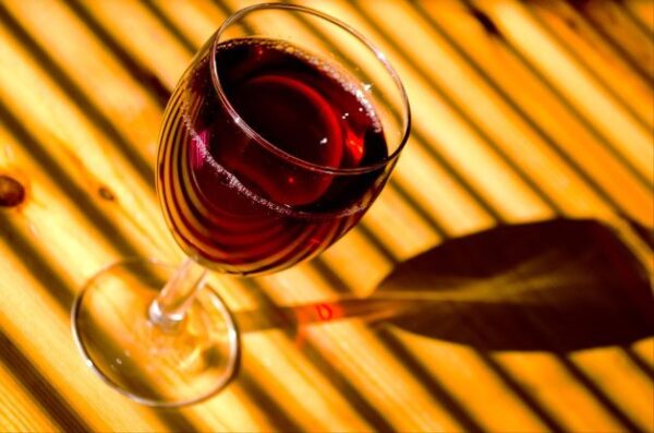 red wine stock image