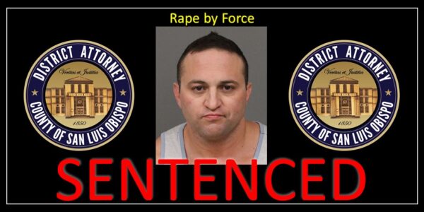 SLO man sentenced to six years in prison for rape by force