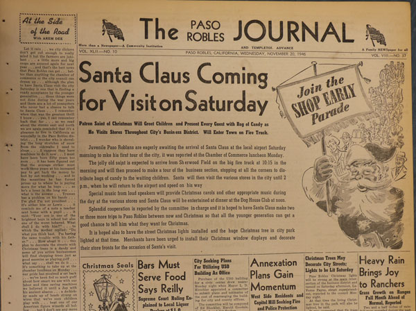 Santa visits Paso Robles