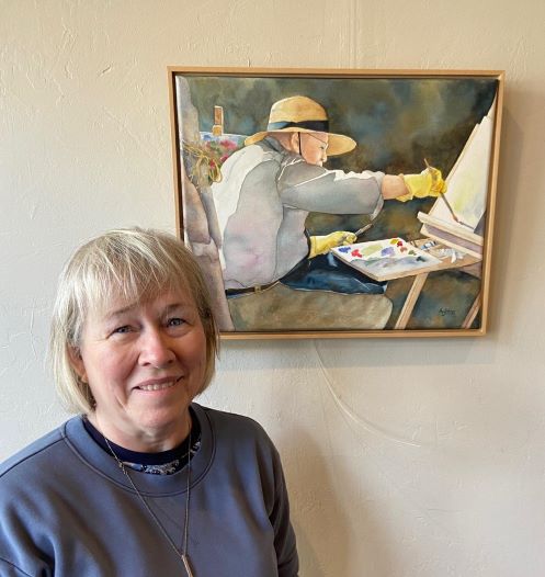 Lucy Ashton with The Artist