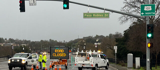 13th street bridge remains closed in Paso Robles, Calif