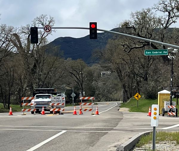 Highway 41 closed at San Gabriel Road