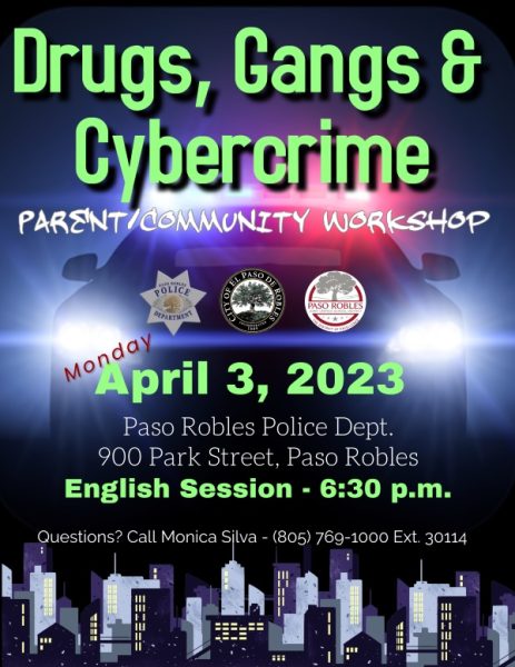 Police department to hold community workshop on drugs, gangs, cybercrime