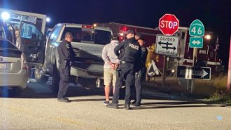Emergency crews respond to four-vehicle crash on Highway 46