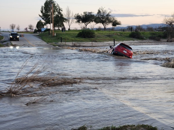 Four rescued after being stranded at Estrella River crossing