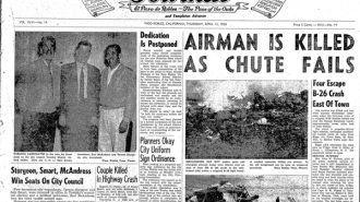 Paso Robles plane crash in 1956