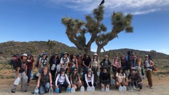 Students explore writing in the wild at Joshua Tree
