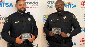 Paso Robles Police officers honored for DUI enforcement
