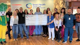 Staff at local hospitals donate to SLO Food Bank