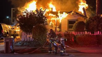 Early morning fire destroys building in San Luis Obispo