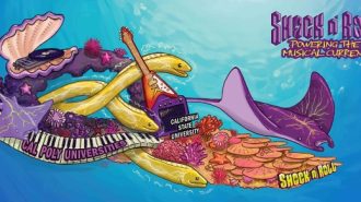 Cal Poly Rose Parade float entry is a 'rock ‘n‘ roll party on the ocean floor'