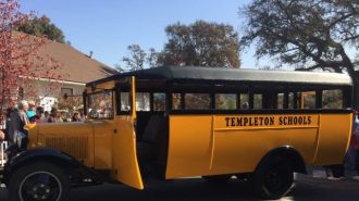 Templeton High class of '73 to ride classic school bus in homecoming parade