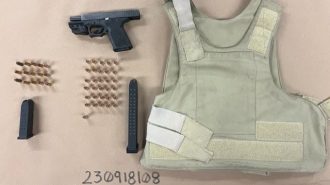 Felon arrested for weapons offences, warrants