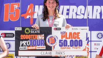Atascadero scooter rider wins World Skate Scootering Pro Tour