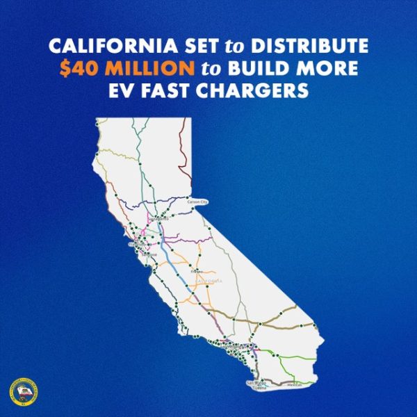 HOW WE GOT HERE:The federal National Electric Vehicle Infrastructure (NEVI) Program is focused on boosting EV travel throughout the country and creating a coast-to-coast network of EV fast chargers;This announcement follows the Federal Highway Administration’s approval of California’s updated NEVI Deployment Plan, which unlocked $81.7 million under the NEVI Program;Each of these corridors will have at least four EV fast chargers every 50 miles and within one mile of a designated highway;California leads the country in all zero-emission vehicle (ZEV) market metrics, including the highest level of public funding, the largest EV market share percentage, and the most extensive public charging infrastructure;The success of the state's programs has led to ZEVs becoming a top export and has spurred major advances in manufacturing and job creation.For more information from the California Energy Commission, click here.