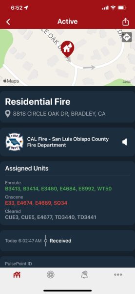 image from pulsepoint oak shores residential fire