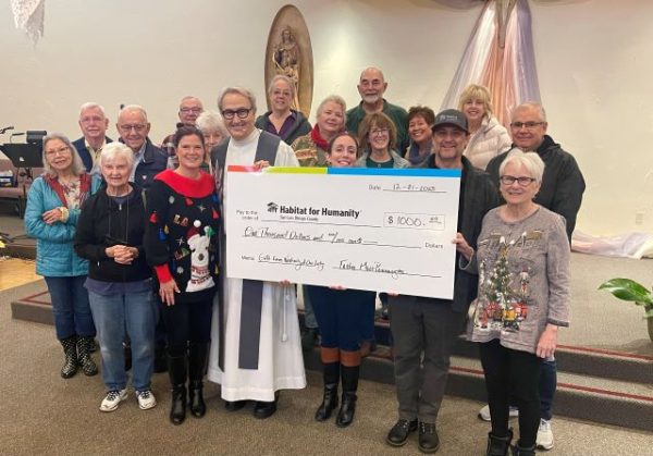Local Catholic church donates to Habitat for Humanity 