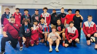 Wrestling team earns third place at tournament