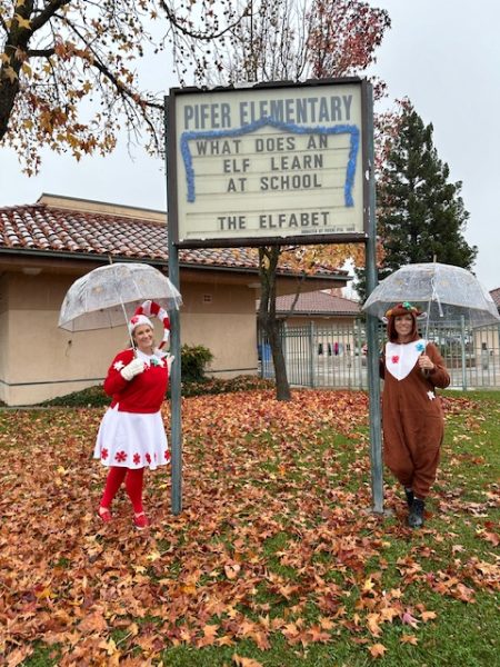 Elementary school celebrates last day before winter break with elfin mischief