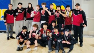 Wrestling team awarded second place at competition