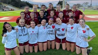 High school girls soccer team wins league